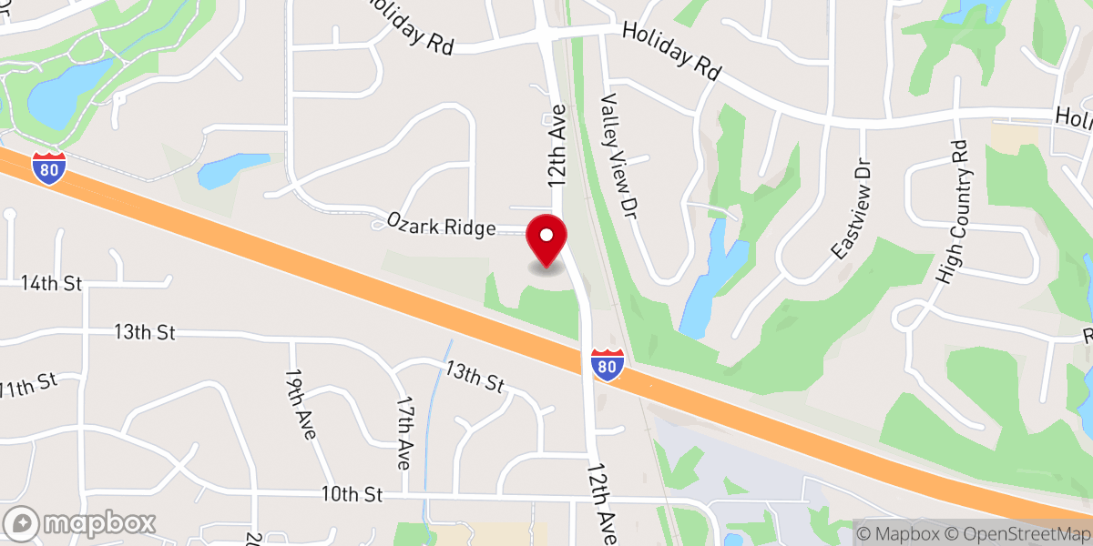 Map showing location of Genesis Church