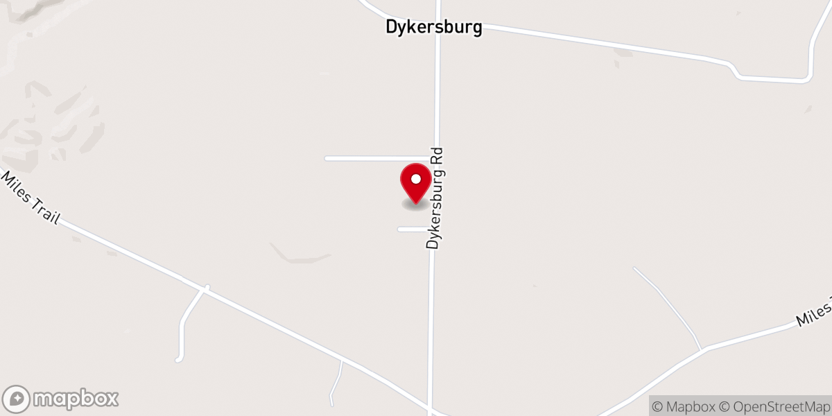 Map showing location of Indian Camp Church