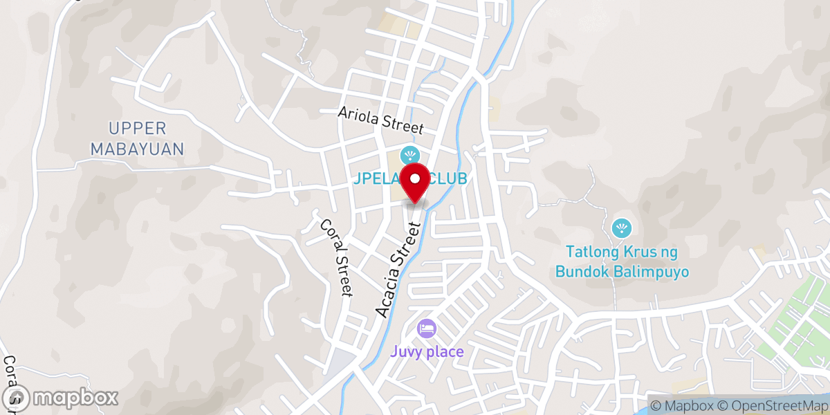 Map showing location of Christian Baptist Tabernacle