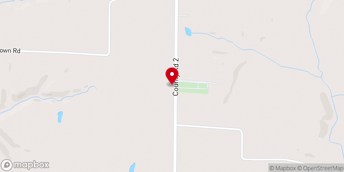 Map showing location of Wiley Lutheran Church