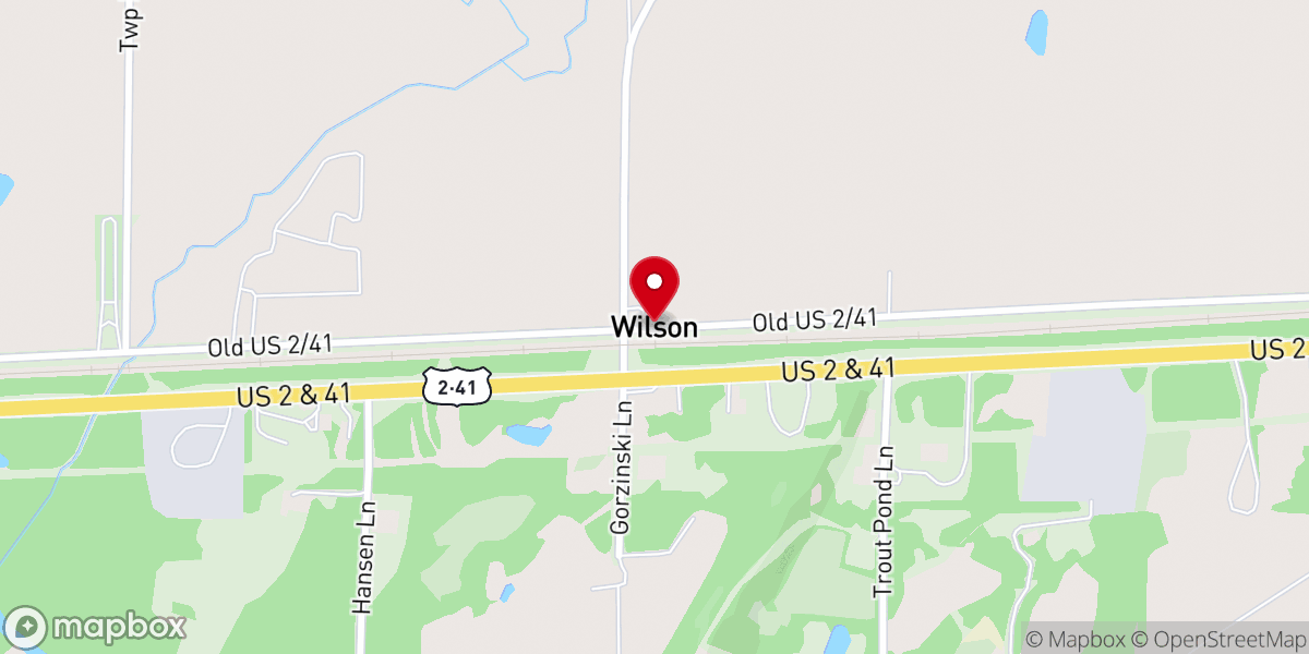 Map showing location of Wilson