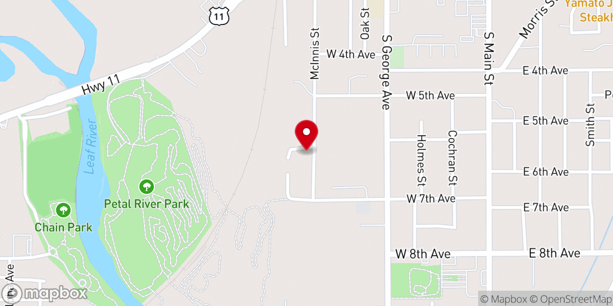Map showing location of Mt Bethel Baptist Church