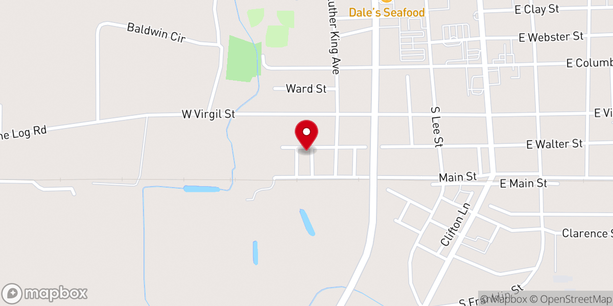 Map showing location of El-Bethel