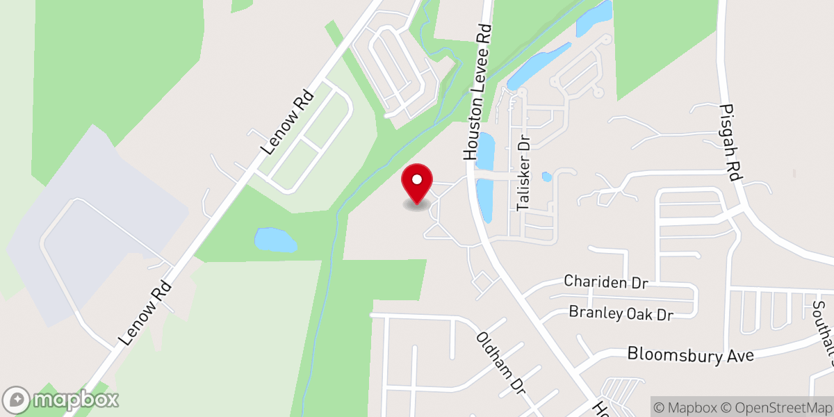 Map showing location of Calvary Church of the Nazarene