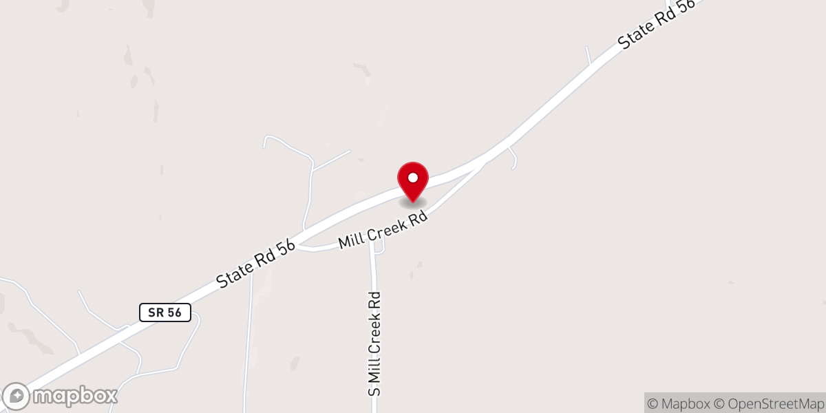 Map showing location of Full Gospel Outreach Center
