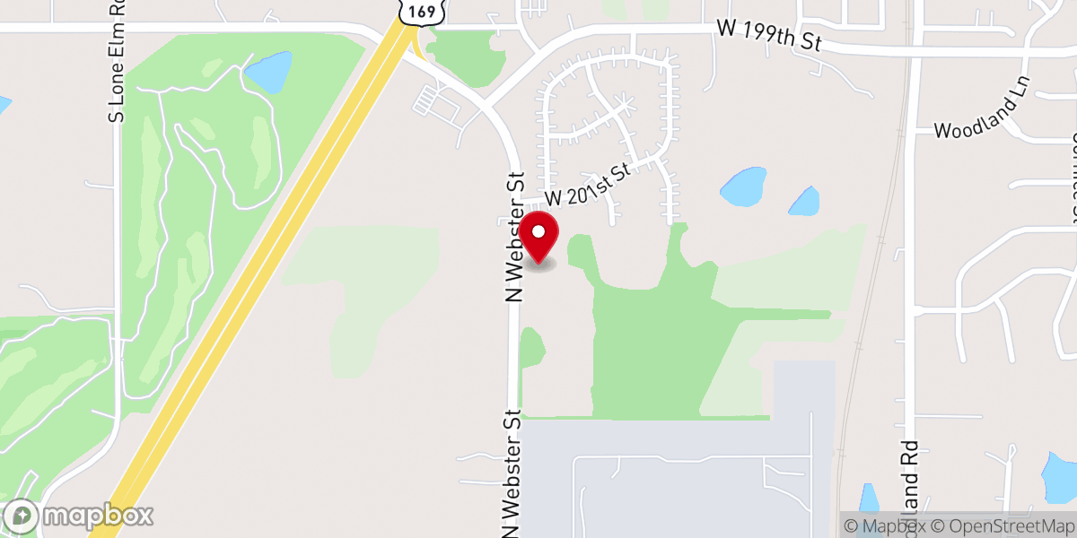 Map showing location of Life Spring Church