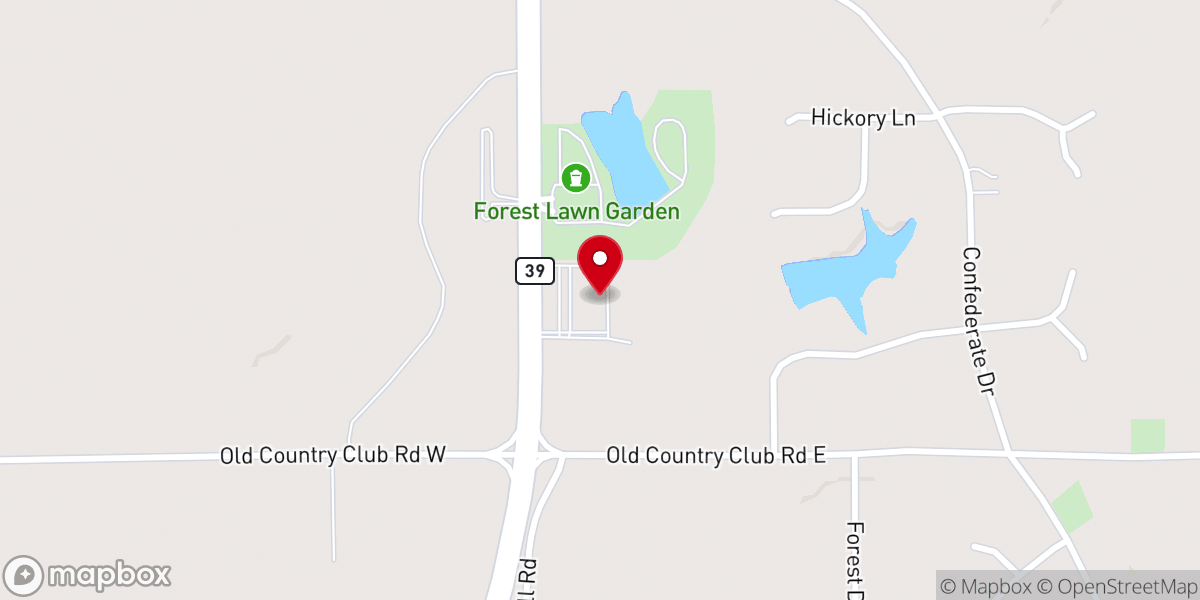 Map showing location of NorthPark Church