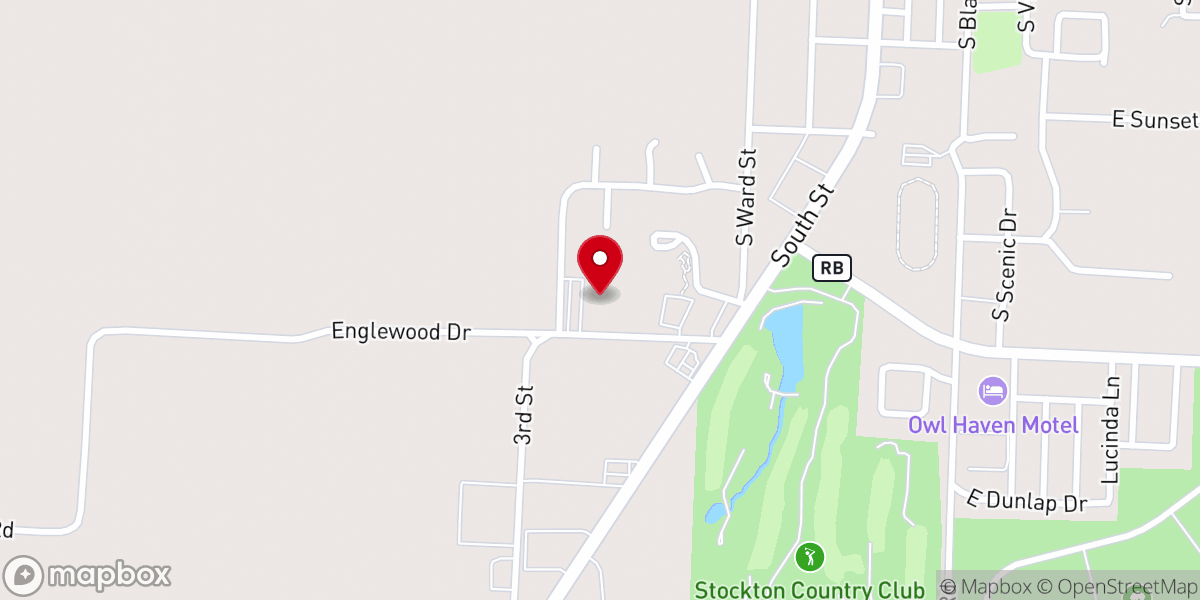 Map showing location of First Southern Baptist Church
