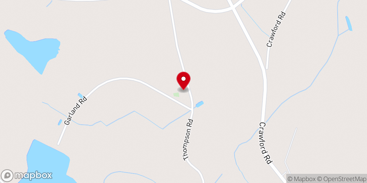 Map showing location of Thompson Chapel