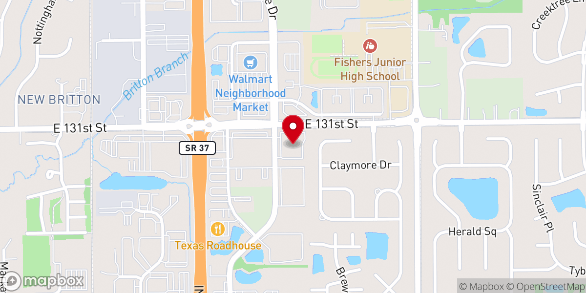 Map showing location of Fishers of Men Ministries