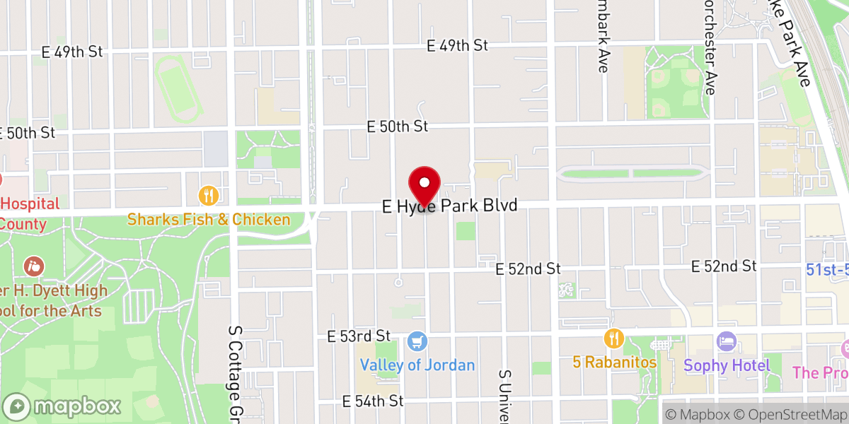 Map showing location of Gods Way Missionary Baptist Church