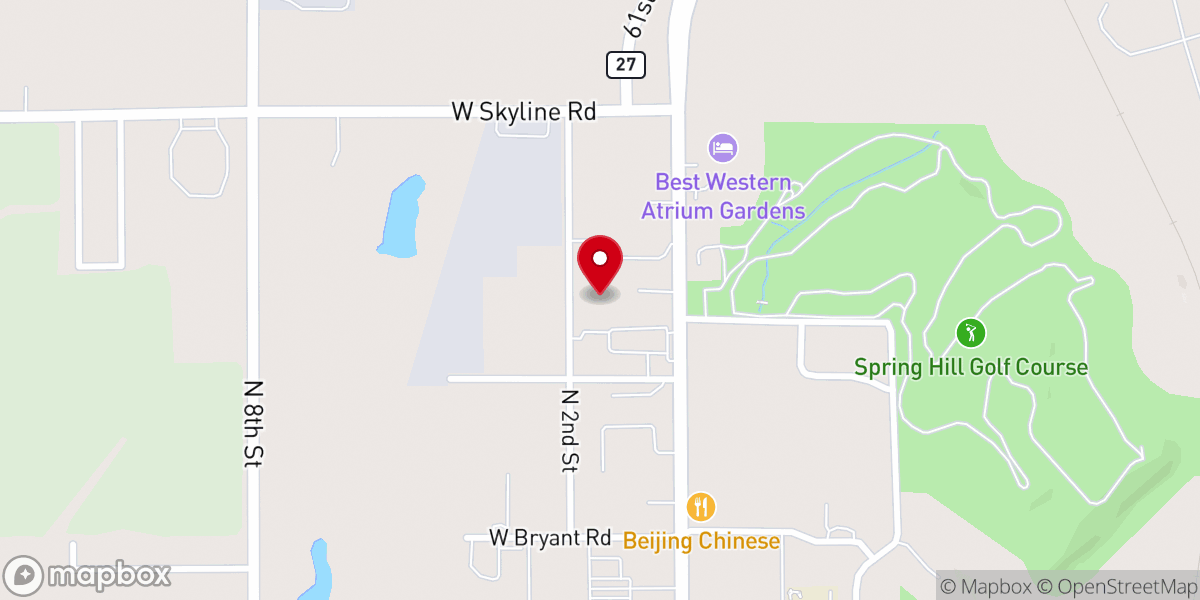 Map showing location of Ark City Christian Mission Church