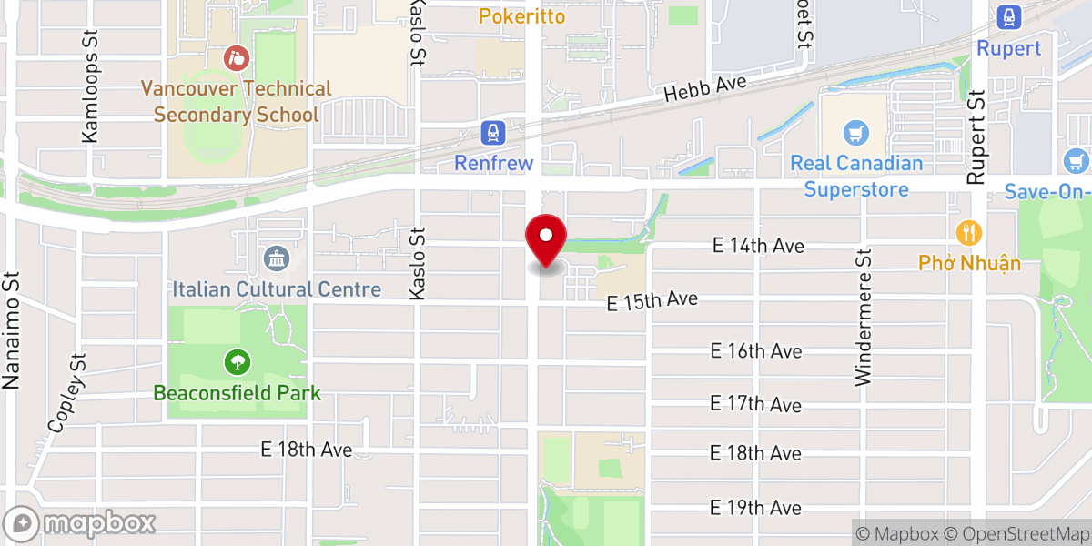 Map showing location of St. Jude's Parish & Shrine