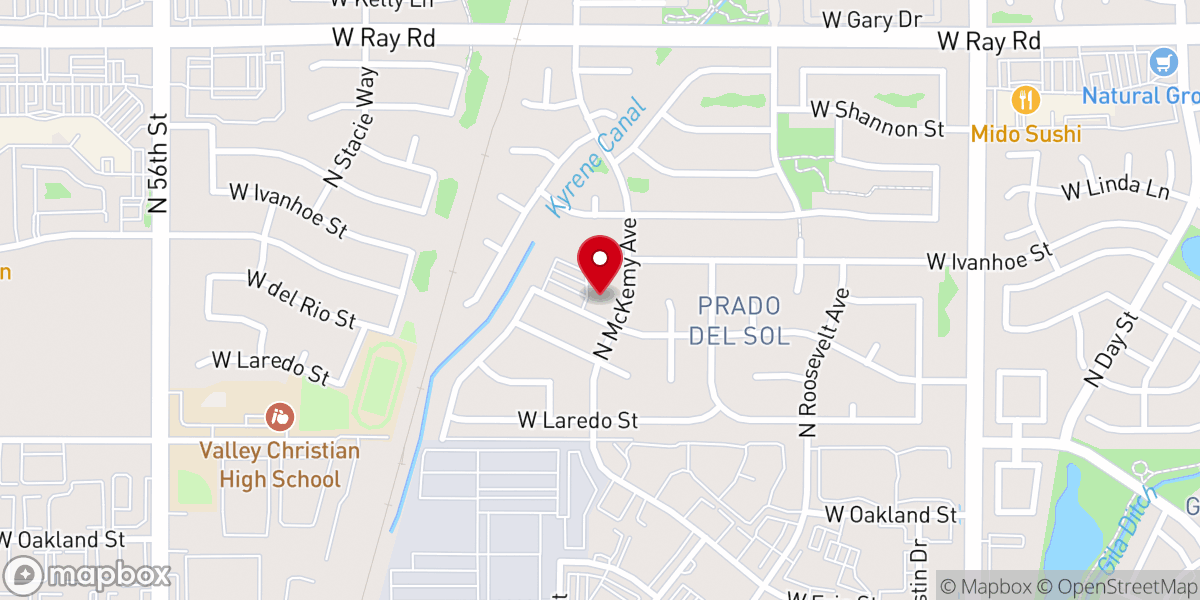 Map showing location of Valley Unitarian Universalist Congregation
