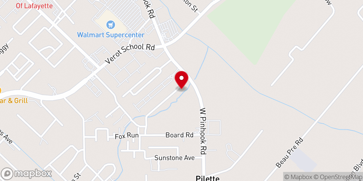Map showing location of Garden Baptist Church