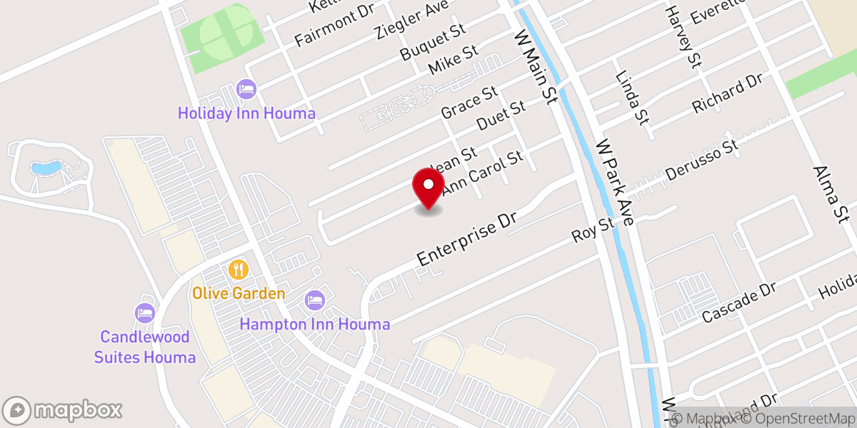 Map showing location of Iglesia Cuadrangular Monte De