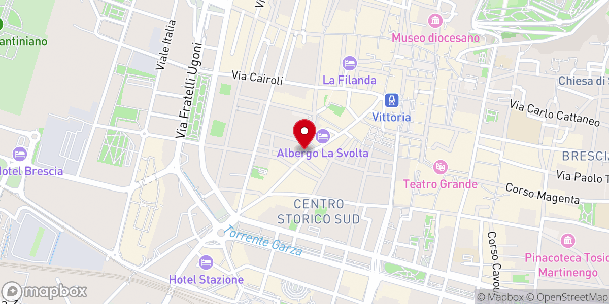 Map showing location of Chiesa di Santa Maria dei Miracoli