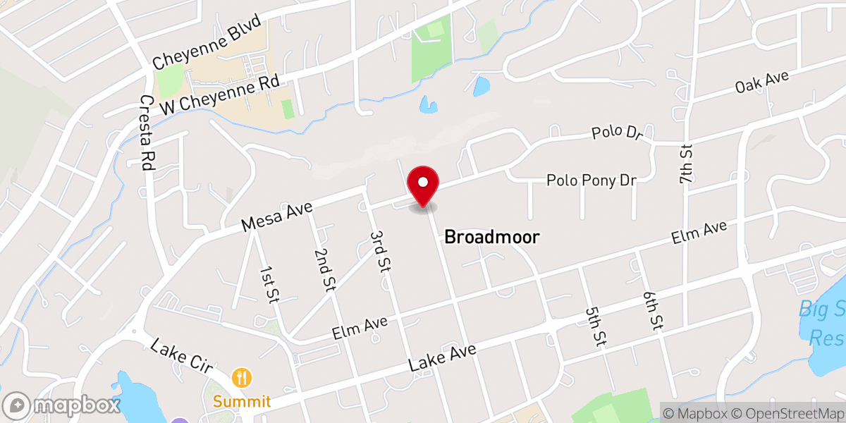 Map showing location of Chapel of Our Saviour Episcopal Church