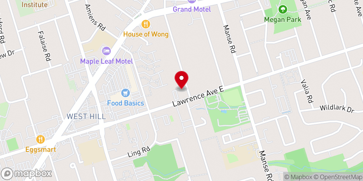 Map showing location of The Builders Church