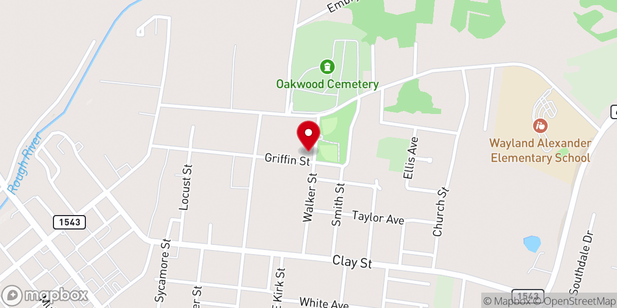 Map showing location of Harvest House Church of God of Prophecy