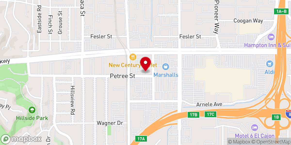 Map showing location of Rock of Refuge Prison Ministry