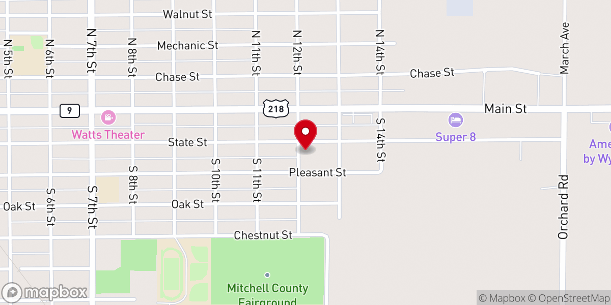 Map showing location of St. Isidore Cluster