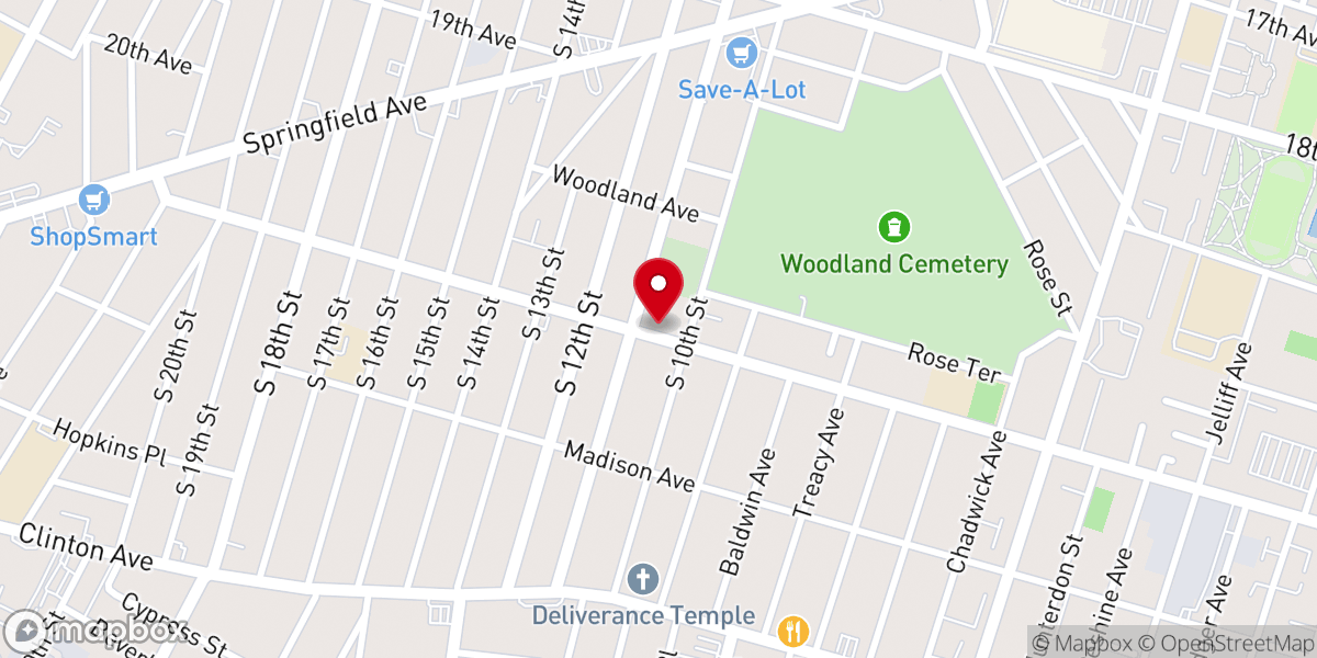 Map showing location of Good Samaritan Christian Ministries