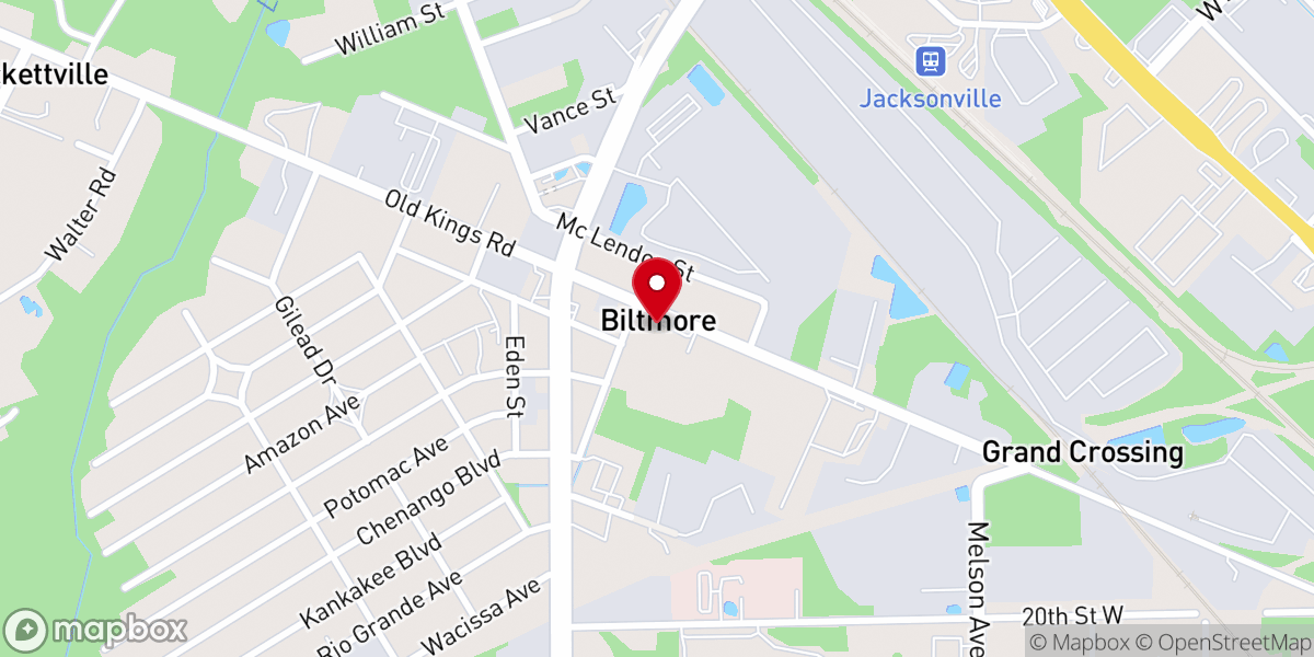 Map showing location of Rock Deliverance Church for All People