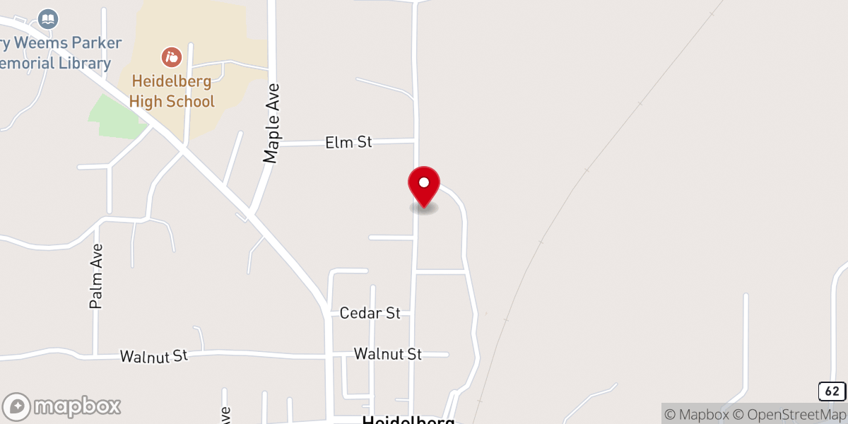 Map showing location of Pleasant Valley Church