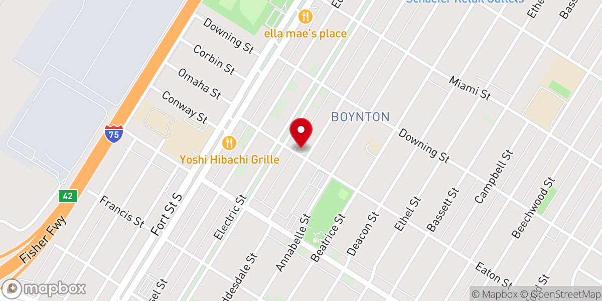 Map showing location of Triumph Church - South Campus