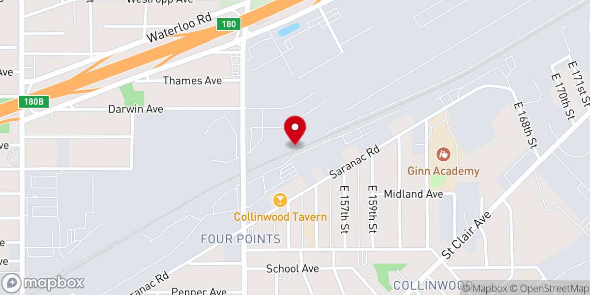 Map showing location of Abundant Faith Apostolic Church