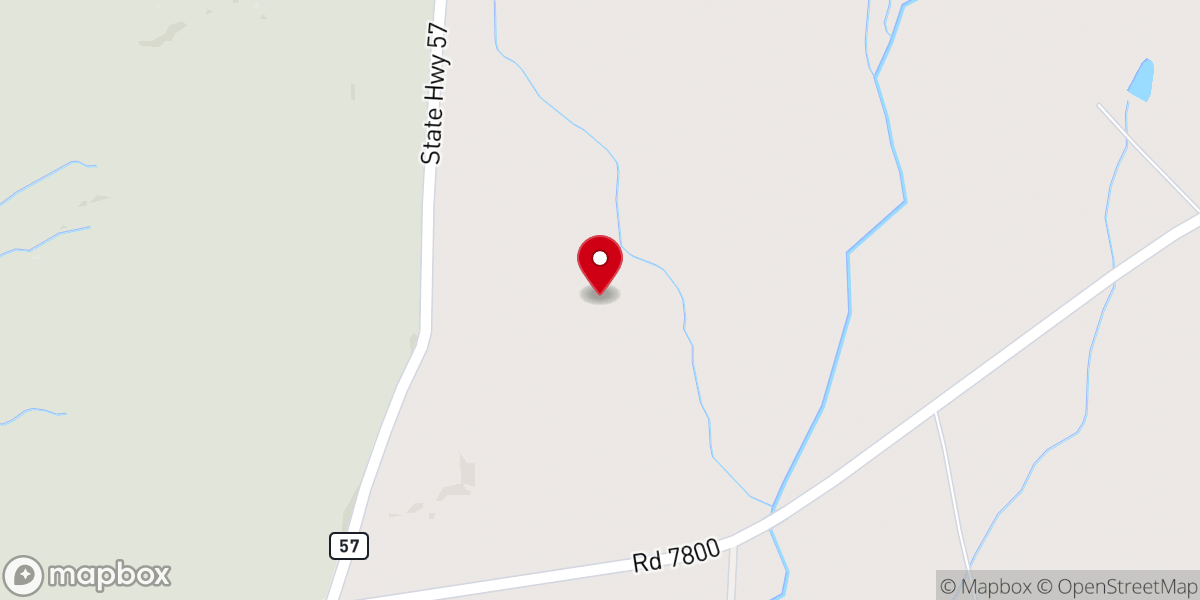 Map showing location of Kimbito Faith Tabernacle Church