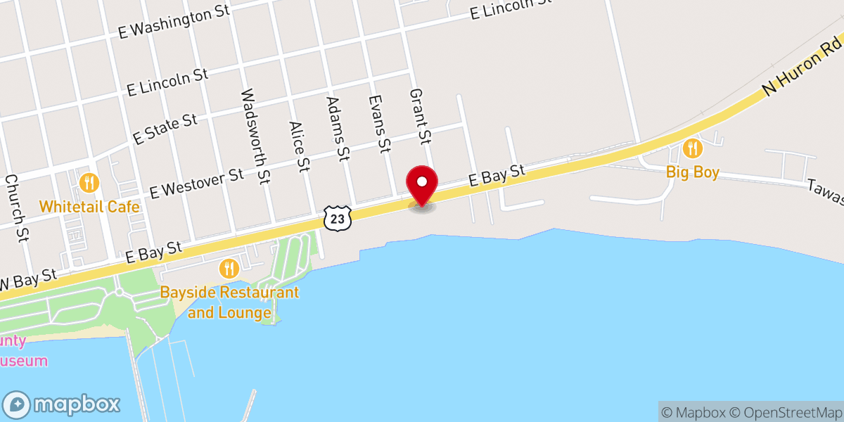 Map showing location of The Beach Barn