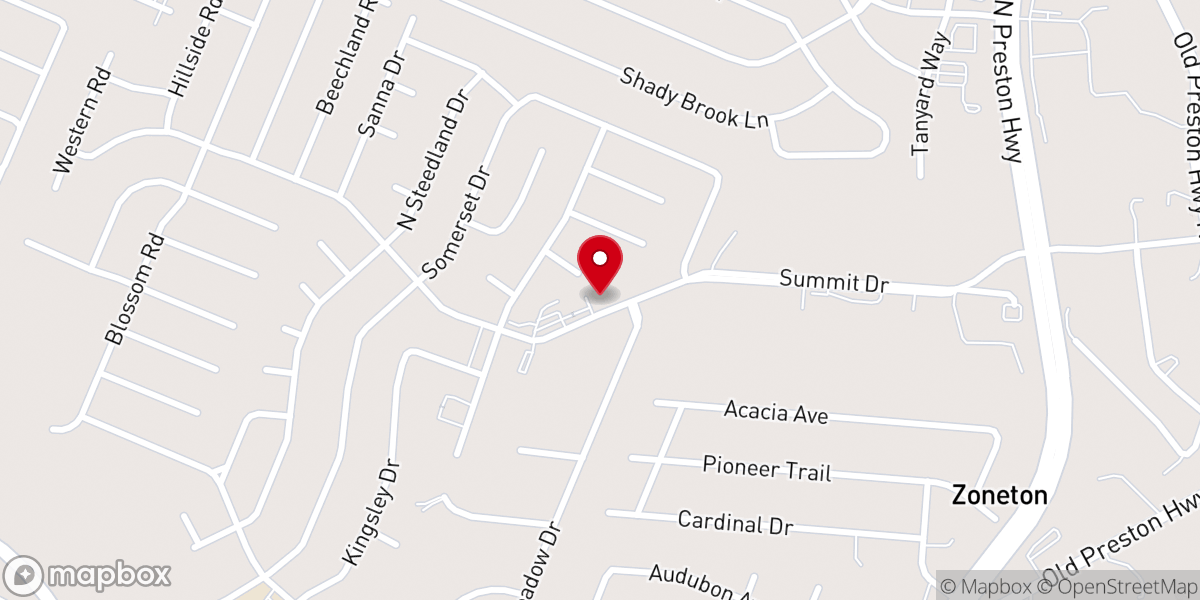 Map showing location of Promise Land Ministries