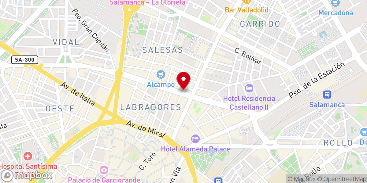 Map showing location of IGLESIA EVANGÉLICA AVIVAMIENTO EMMANUEL ESPAÑA