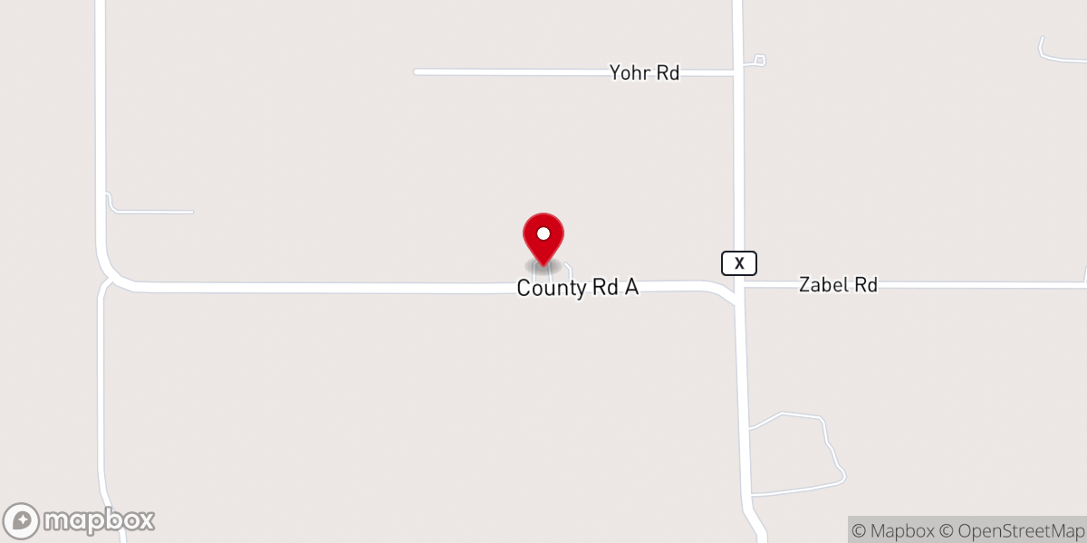 Map showing location of Emmaus Evangelical Lutheran Church