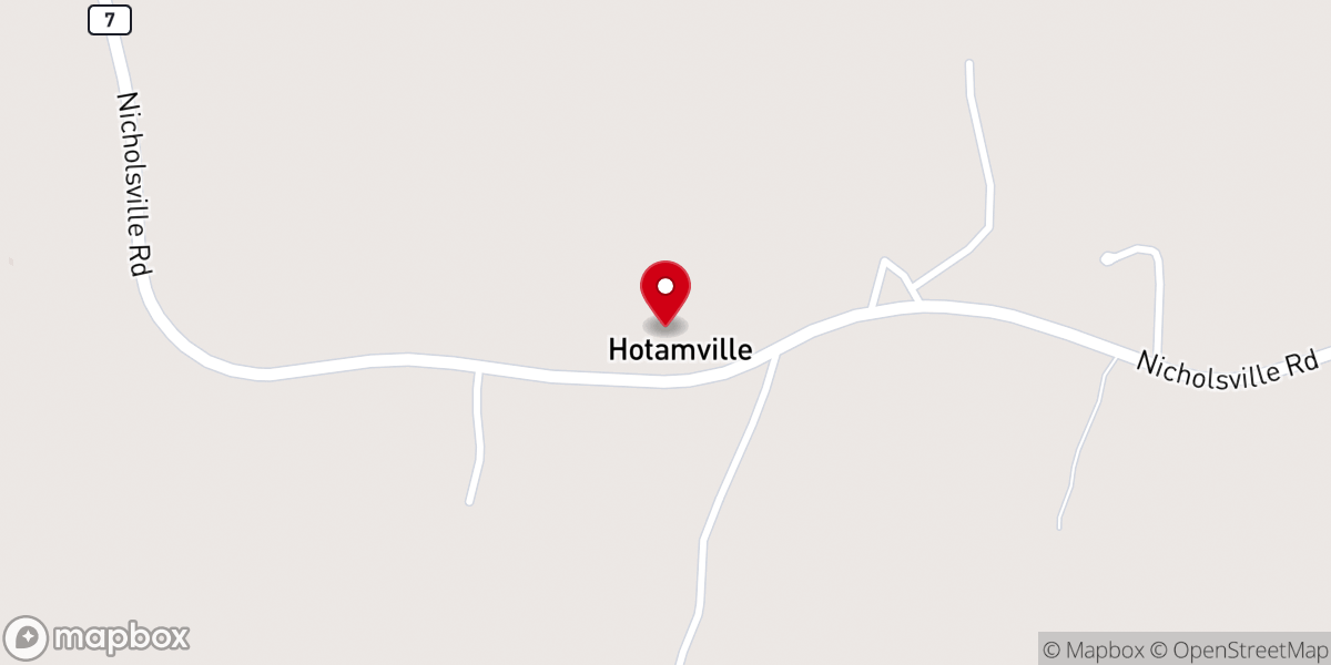 Map showing location of Creels Chapel Methodist Church