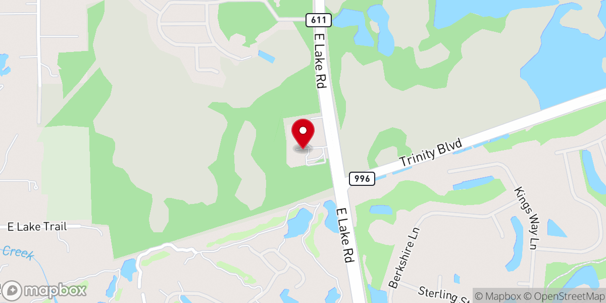 Map showing location of Radiant Church — Trinity