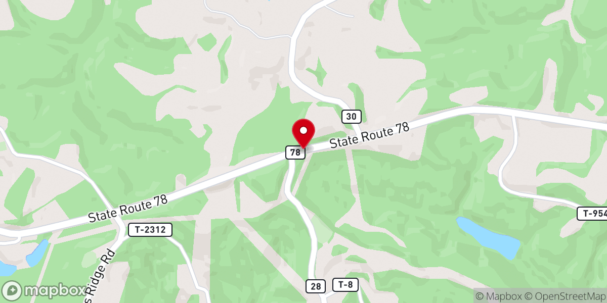 Map showing location of Faith Family Fellowship Church