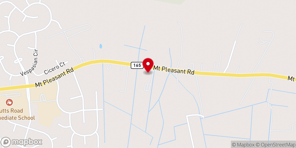 Map showing location of True Way Church