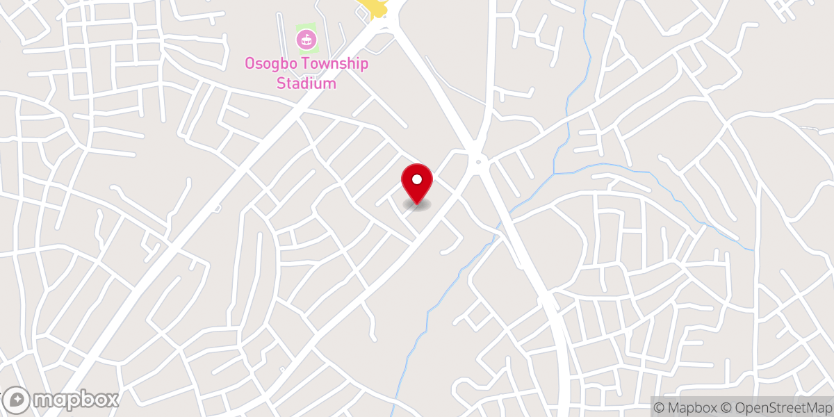 Map showing location of The Apostolic Church, Nigeria