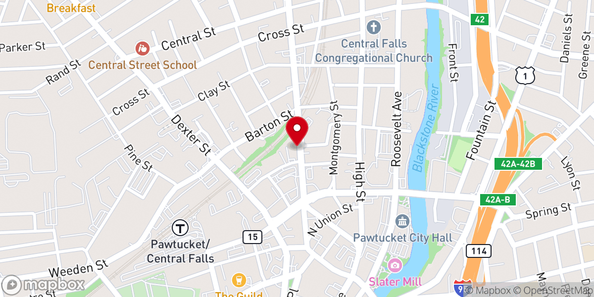Map showing location of Iglesia Jesucristo Roca Eterna