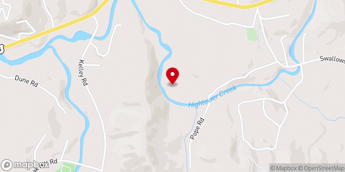 Map showing location of Camp Hosanna Juventud Inc
