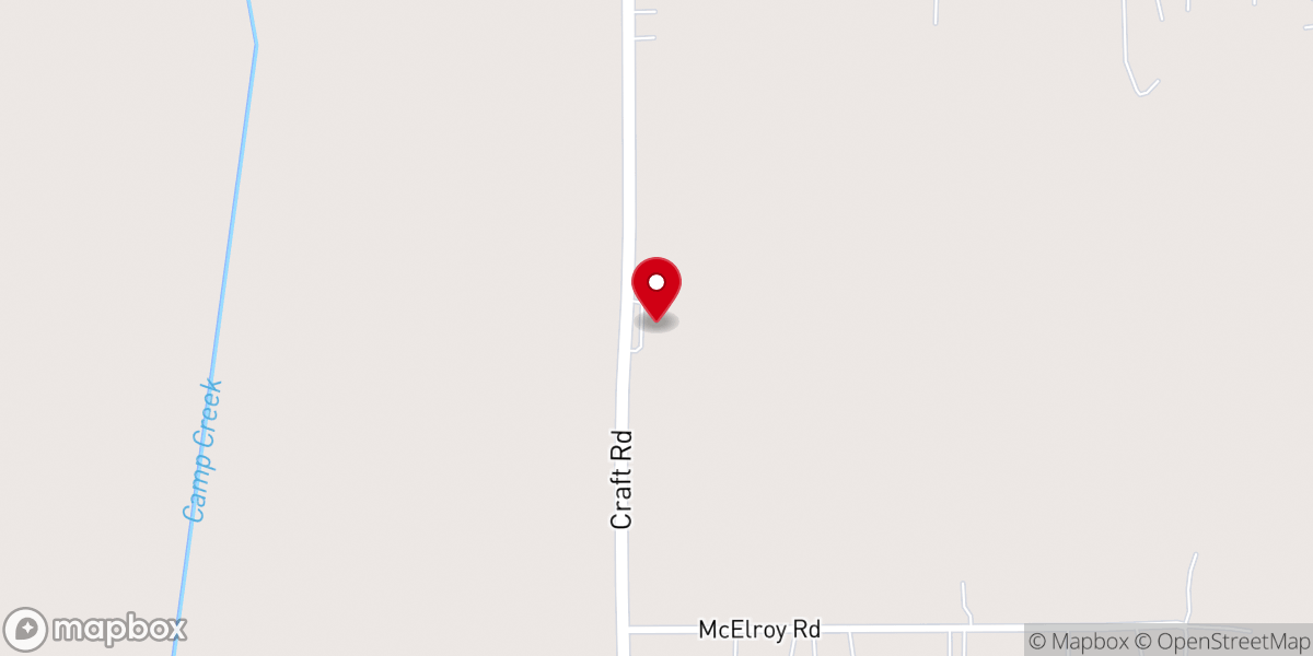 Map showing location of Eastpoint Church