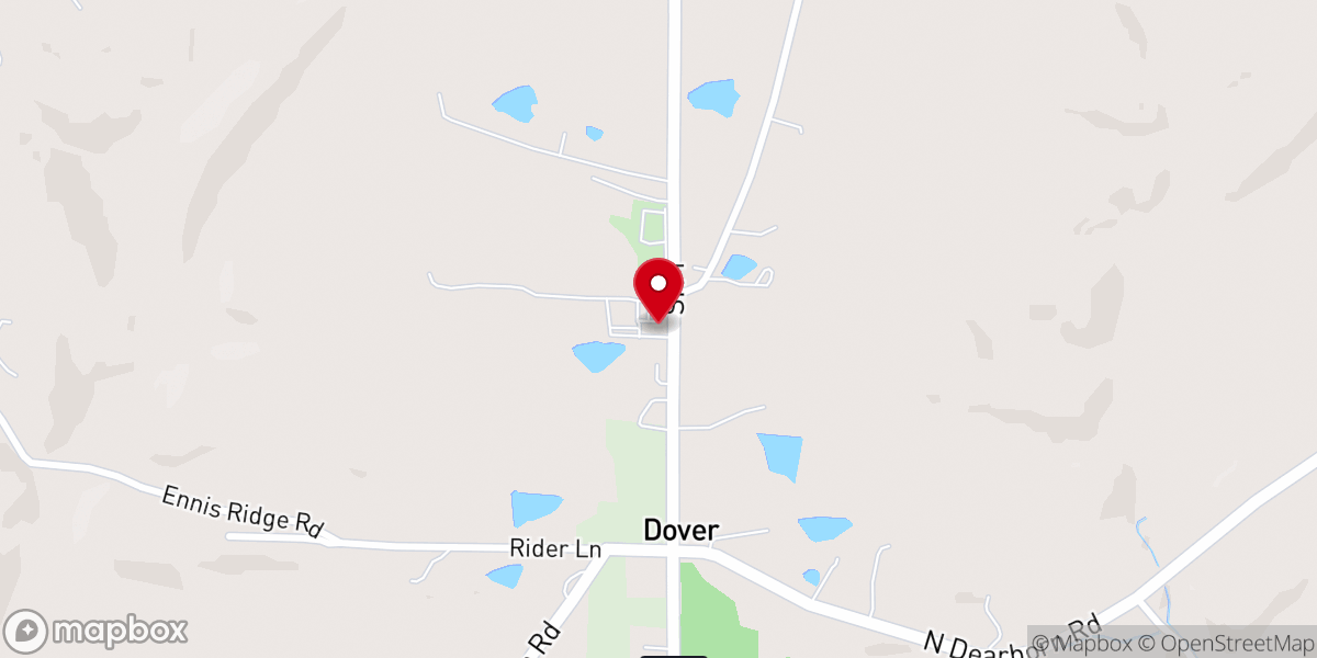 Map showing location of St John the Baptist Catholic Church