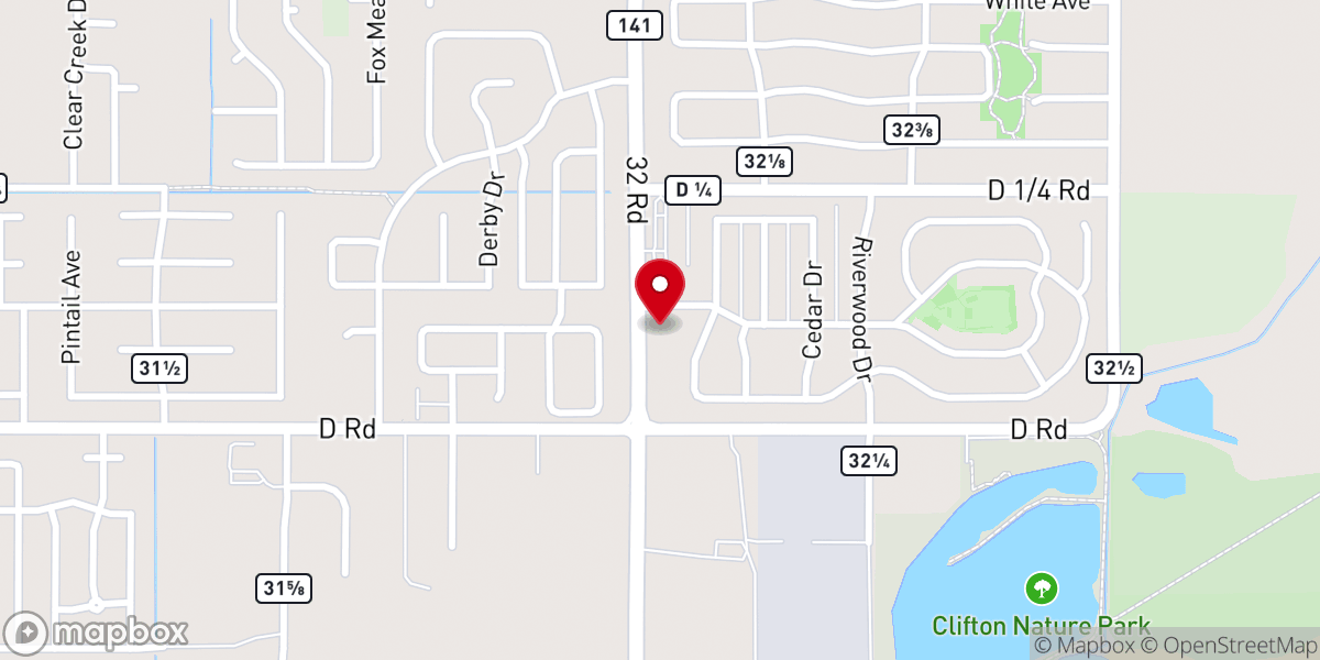 Map showing location of Greater Love Church