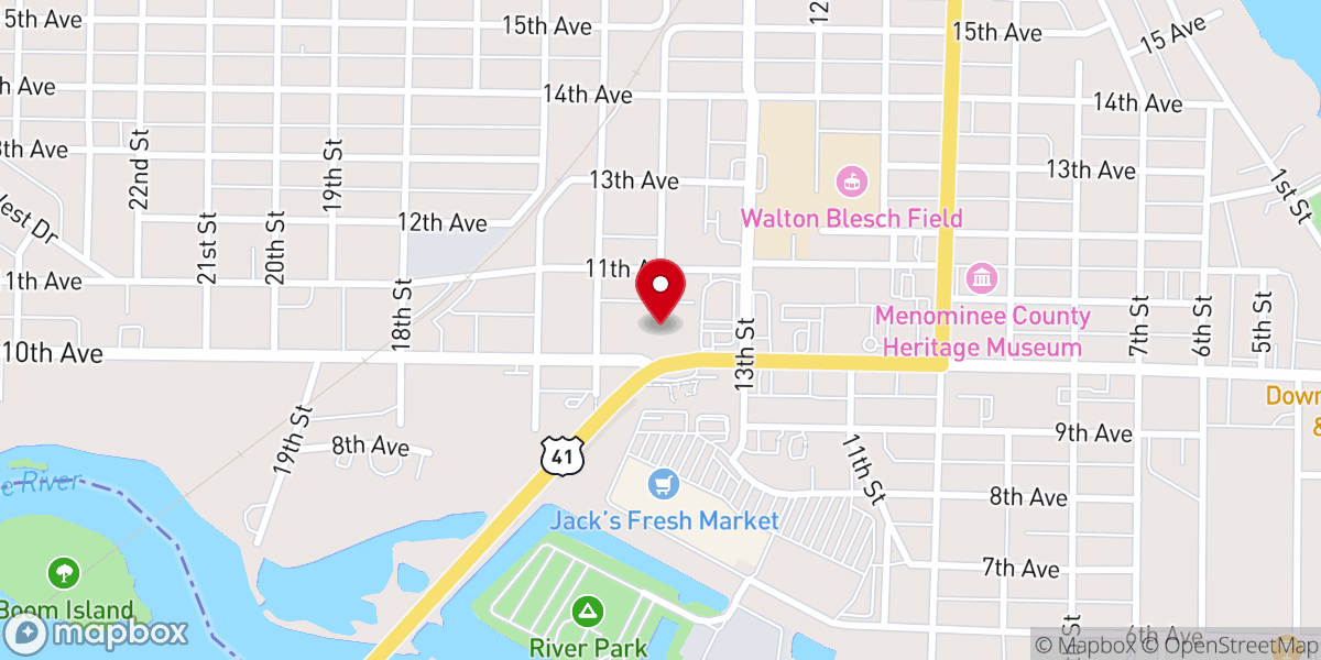 Map showing location of Abundant Joy Church Inc