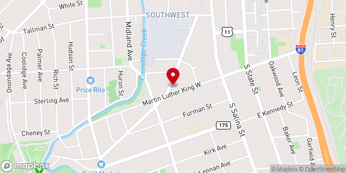 Map showing location of Apostolic Church of Jesus Christ