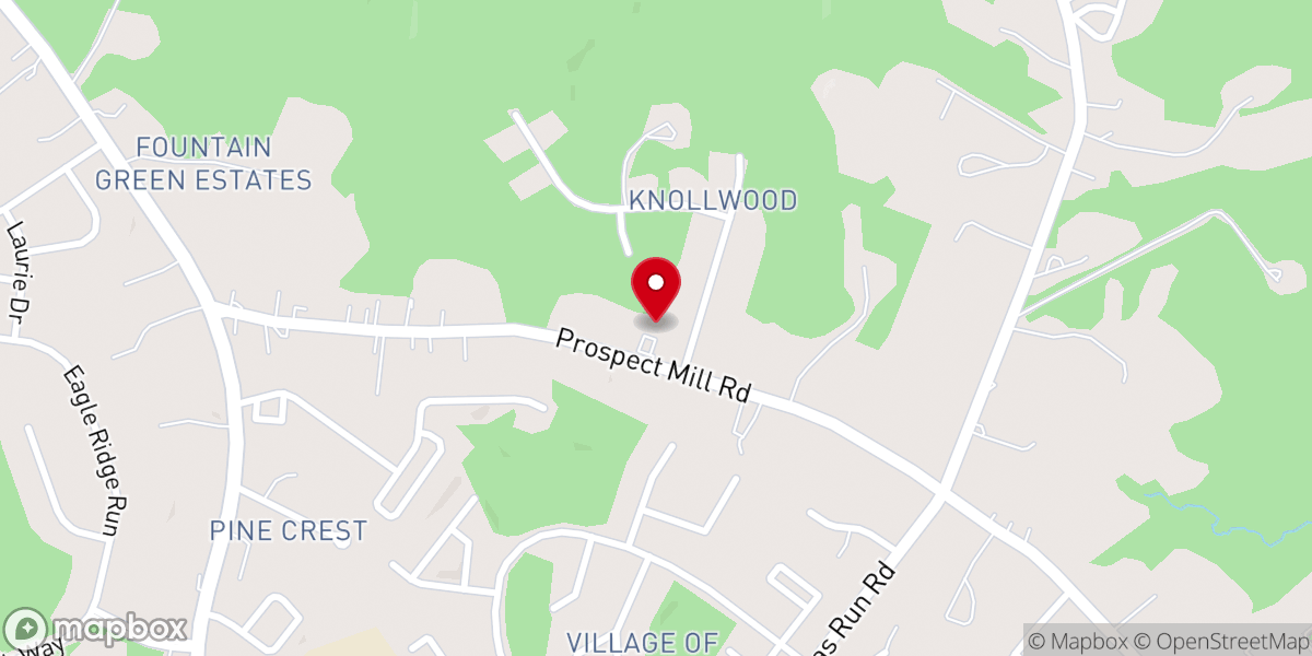 Map showing location of Welcome Home Free Will Baptist