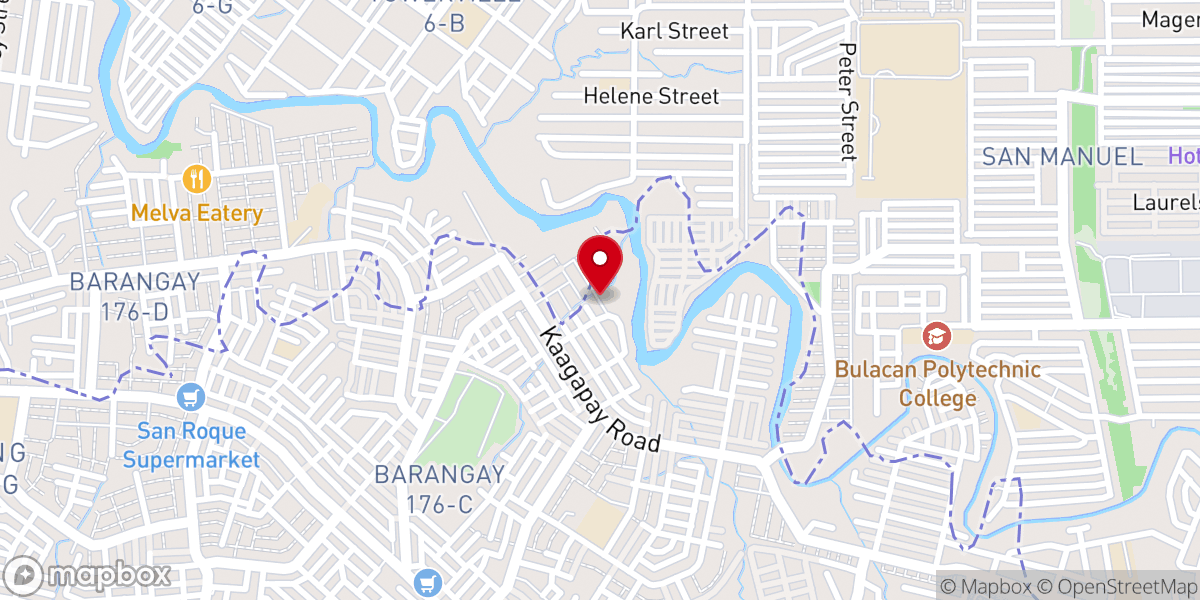 Map showing location of New Life Bible Baptist Church Caloocan